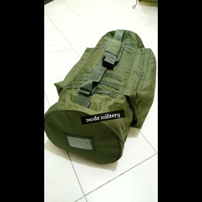 Tas pulsak jatah TNI original duffle bag I Tas barang TNI I Tas kapsul