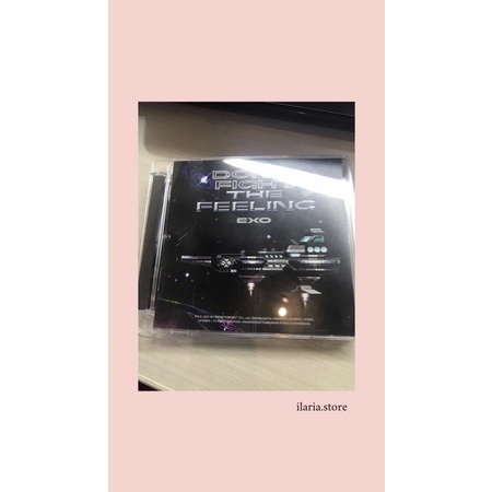 Exo Don’t Fight The Feeling DFTF Jewel Case Only