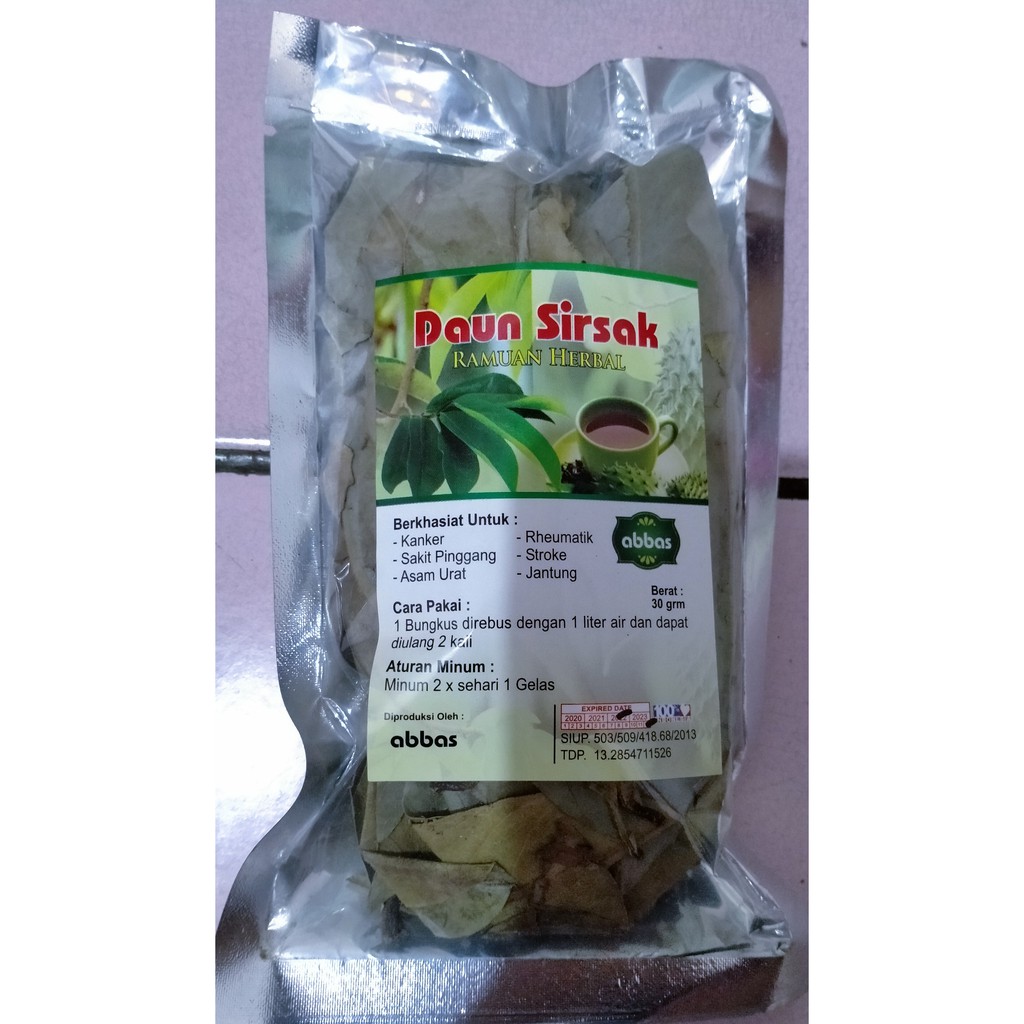 

Daun sirsak abbas ramuan herbal