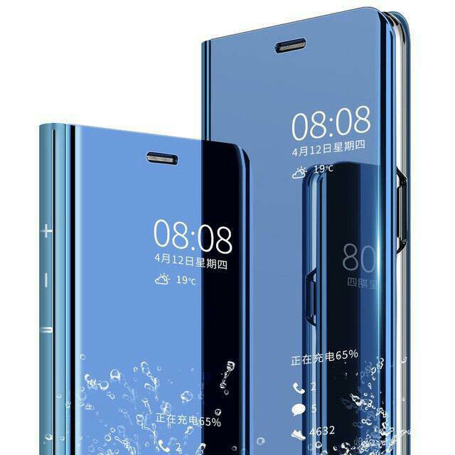 Terbaru!!! Clear view cover standing casing Samsung S10 plus 2019