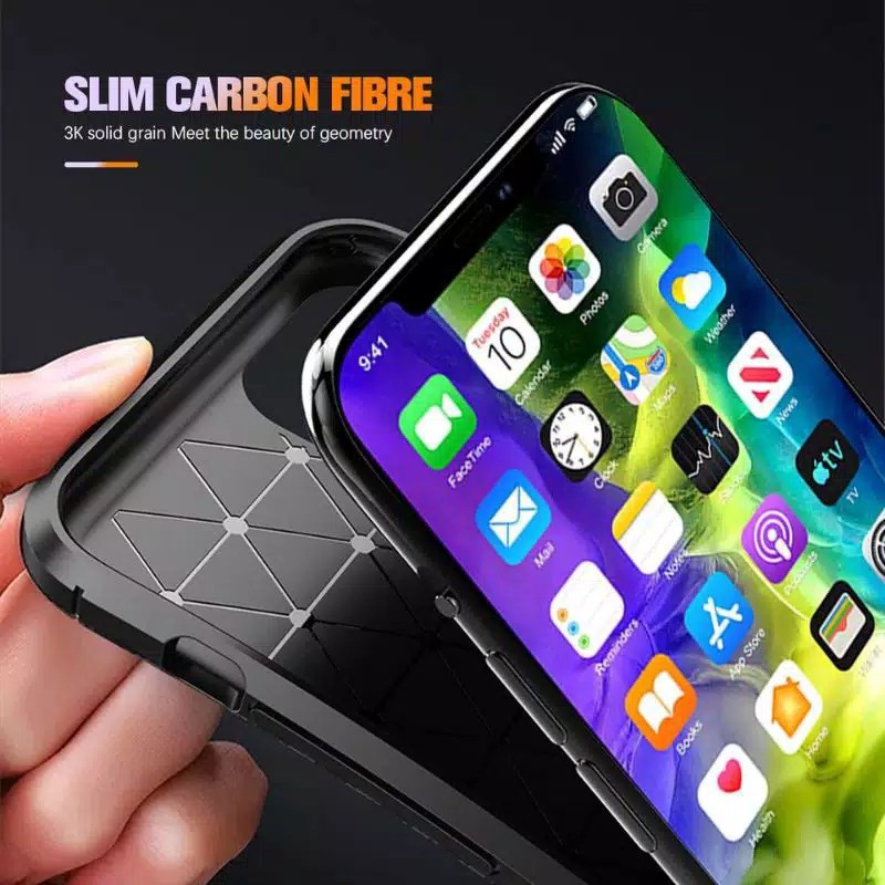 SOFT CASE FOCUS CARBON IPHONE 12 12 MINI 12 PRO MAX Case casing cover