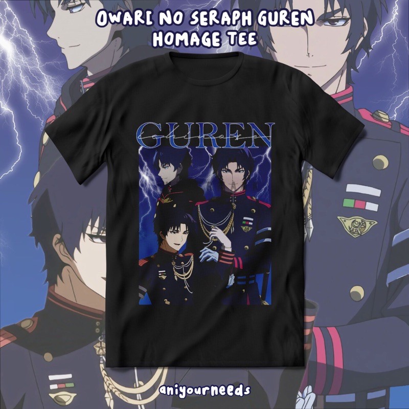 OWARI NO SERAPH ICHINOSE GUREN HOMAGE TEE