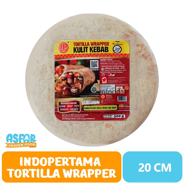 

Indopertama Tortilla Wrapper Kecil 20 Cm