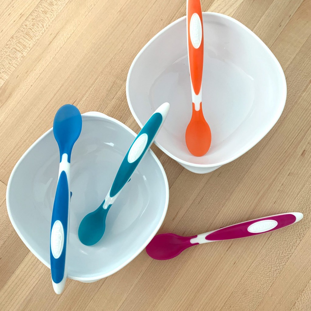 Dr Brown's - TempCheck Spoons 4pcs/Sendok Makan Bayi TF024