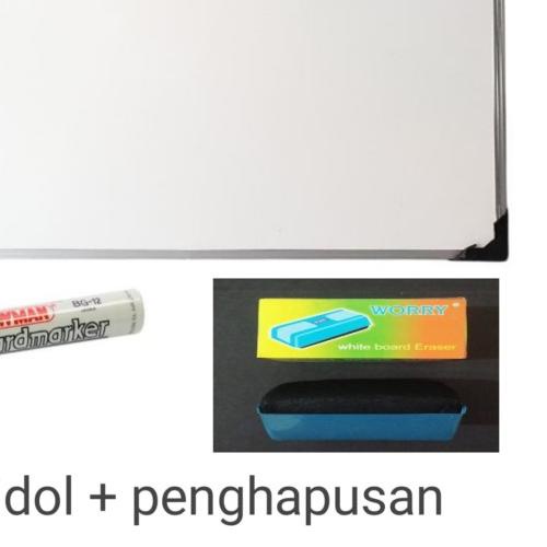 

➱ papan tulis whiteboard 50×70 Cm ➭