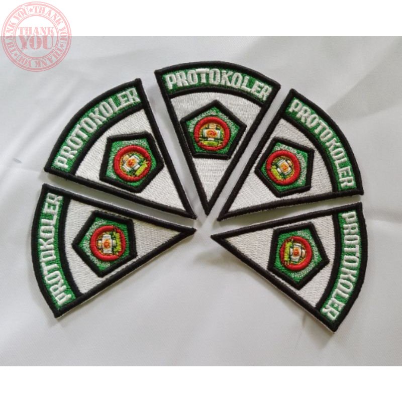 bordir Logo Banser protokoler Bordir Nama Dada