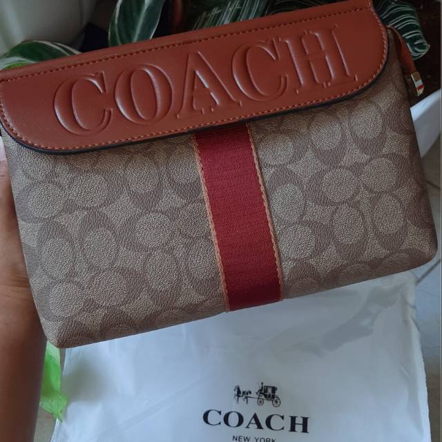 Coach Flap Camel | Tas Coach | Coach bag
