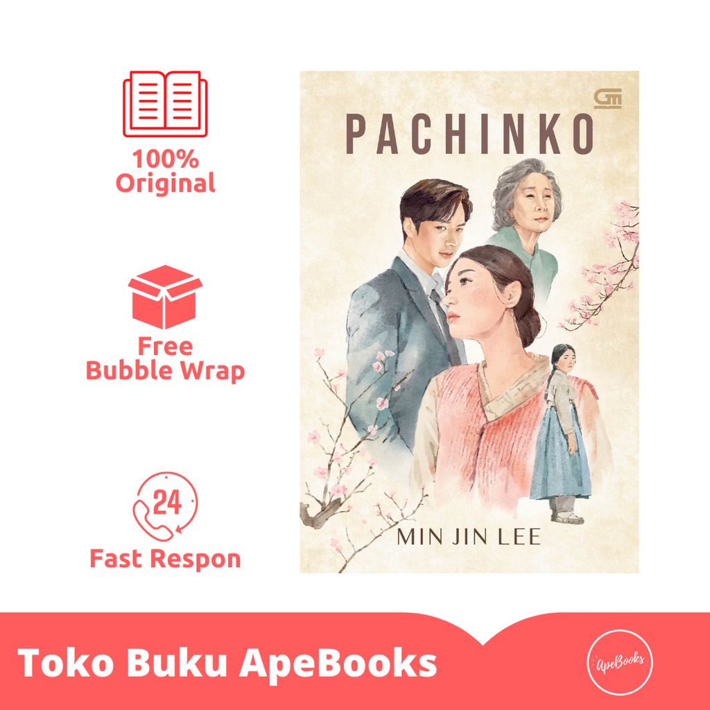 Min Jin Lee - Buku Pachinko, Sebuah Novel (ORI/Asli)