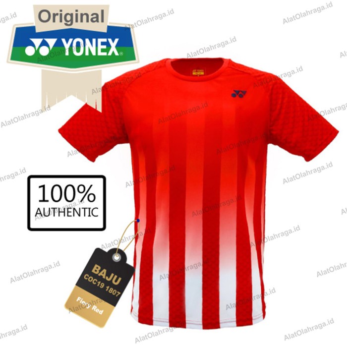 Baju Yonex 1807 Coc19 Fiery Red #98