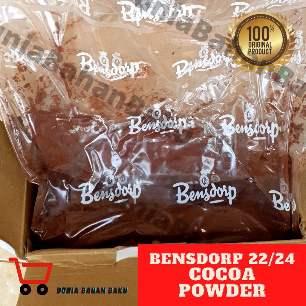 COKLAT BUBUK FAT 22/24 &quot;QUEEN ANNA&quot; BENSDORP 500 g /1 kg | ORI 100%