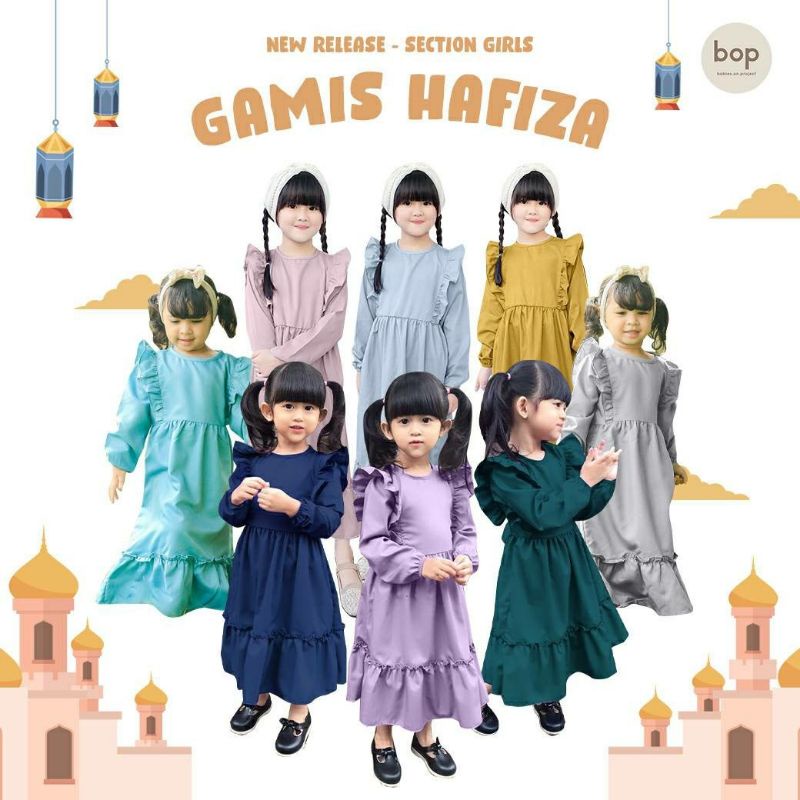 Gamis Hafizah SML XL XXL