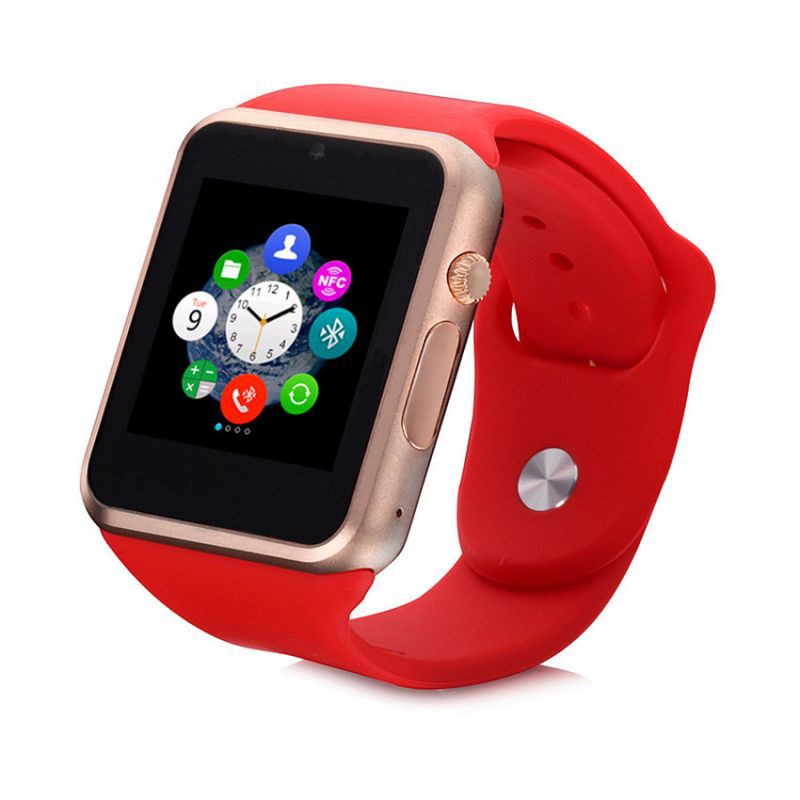 Jam Tangan Smartwatch Jam Android Smartwatch A1 Merah