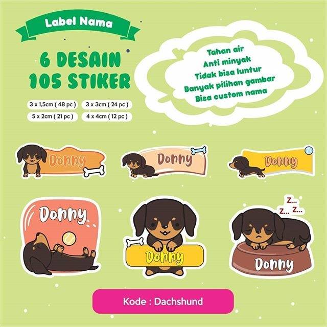 

Stiker Nama / Stiker Baju 10