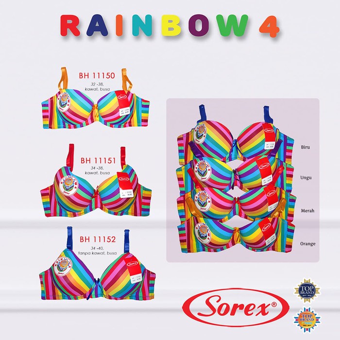 Bra Rainbow Sorex 11152 terakhir