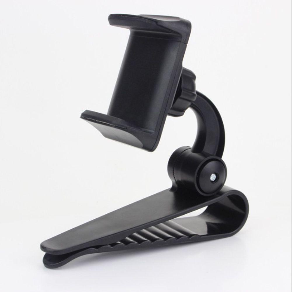 Populer Bracket Sun Visor Mobil Hitam GPS Cradle Klip Mount Extra-firm