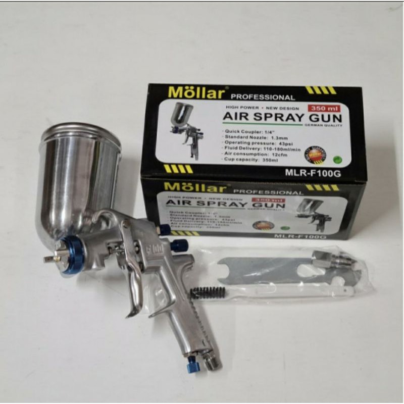 SPRAY GUN F100 Tabung Atas 350mm Merk MOLLAR