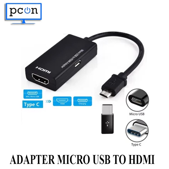 Kabel converter micro usb to HDTV MHL plus 11 pin