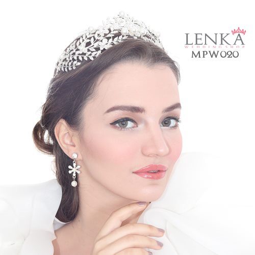 [PRODUK TERMURAH] MAHKOTA PENGANTIN PESTA CROWN WEDDING AKSESORIS MPW020