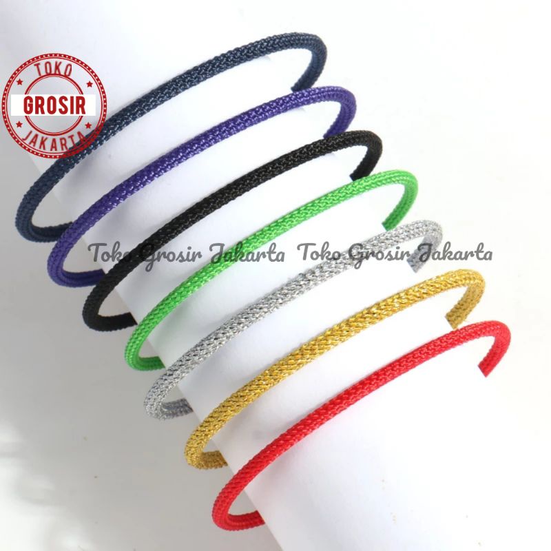 Gelang Wanita Tali Kawat Anti Air Waterproof Untuk Liontin Charm Model Terbaru