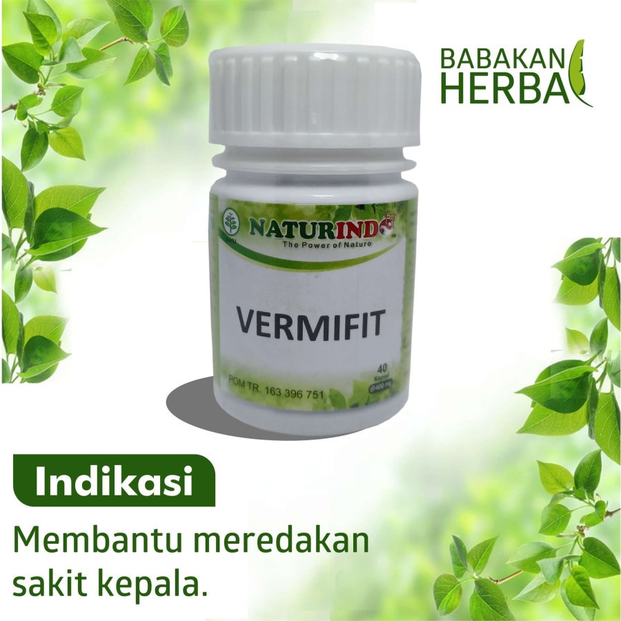 

Naturindo Fit VERMIFIT Obat Herbal Sakit Kepala 100% Alami Atasi Vertigo Sakit Kepala Memutar