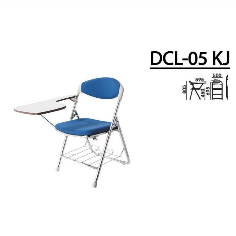 INDACHI - DCL05KJ : Kursi dengan Meja Lipat ujian belajar