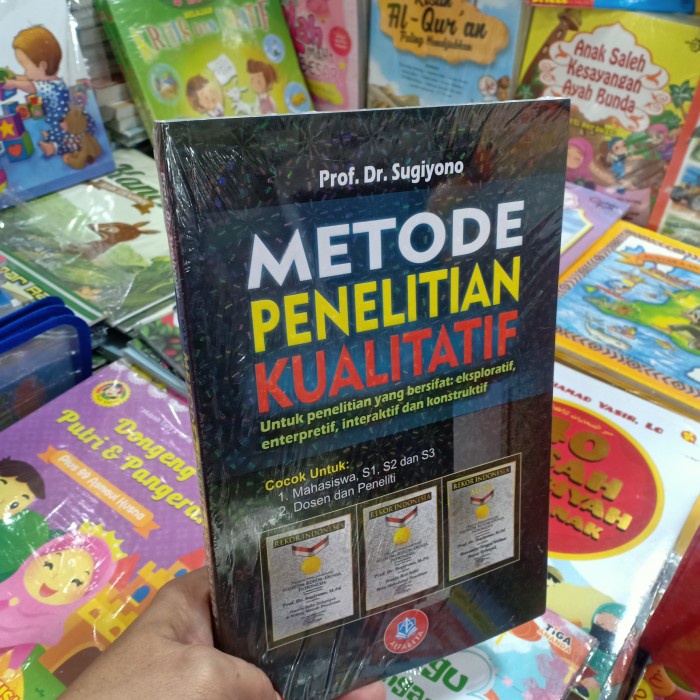 

❤BISA COD❤ METODE PENELITIAN KUALITATIF ( prof sugiono ) buku original