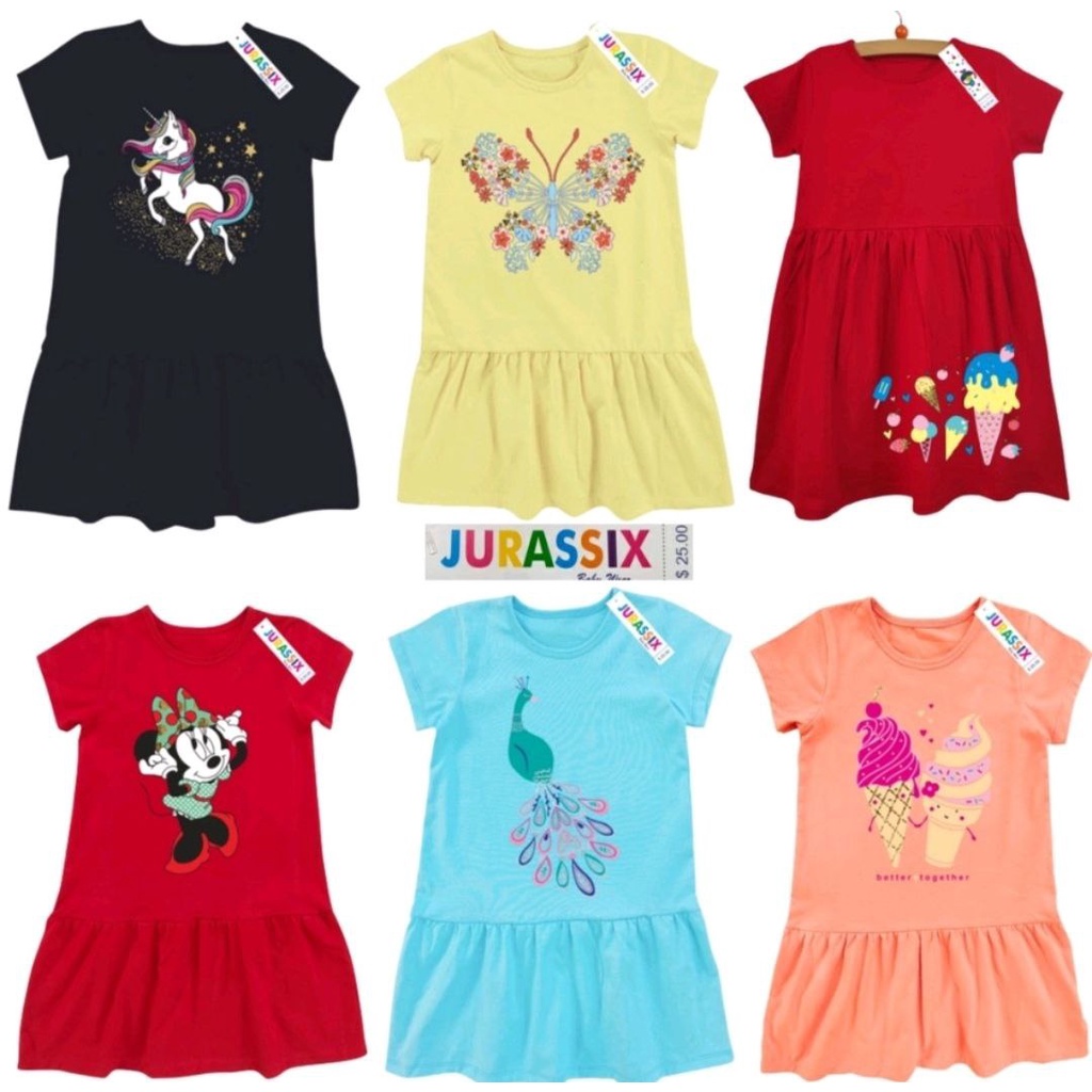 BAJU ANAK BR4NDED/2TH JURASSIX/DRESS