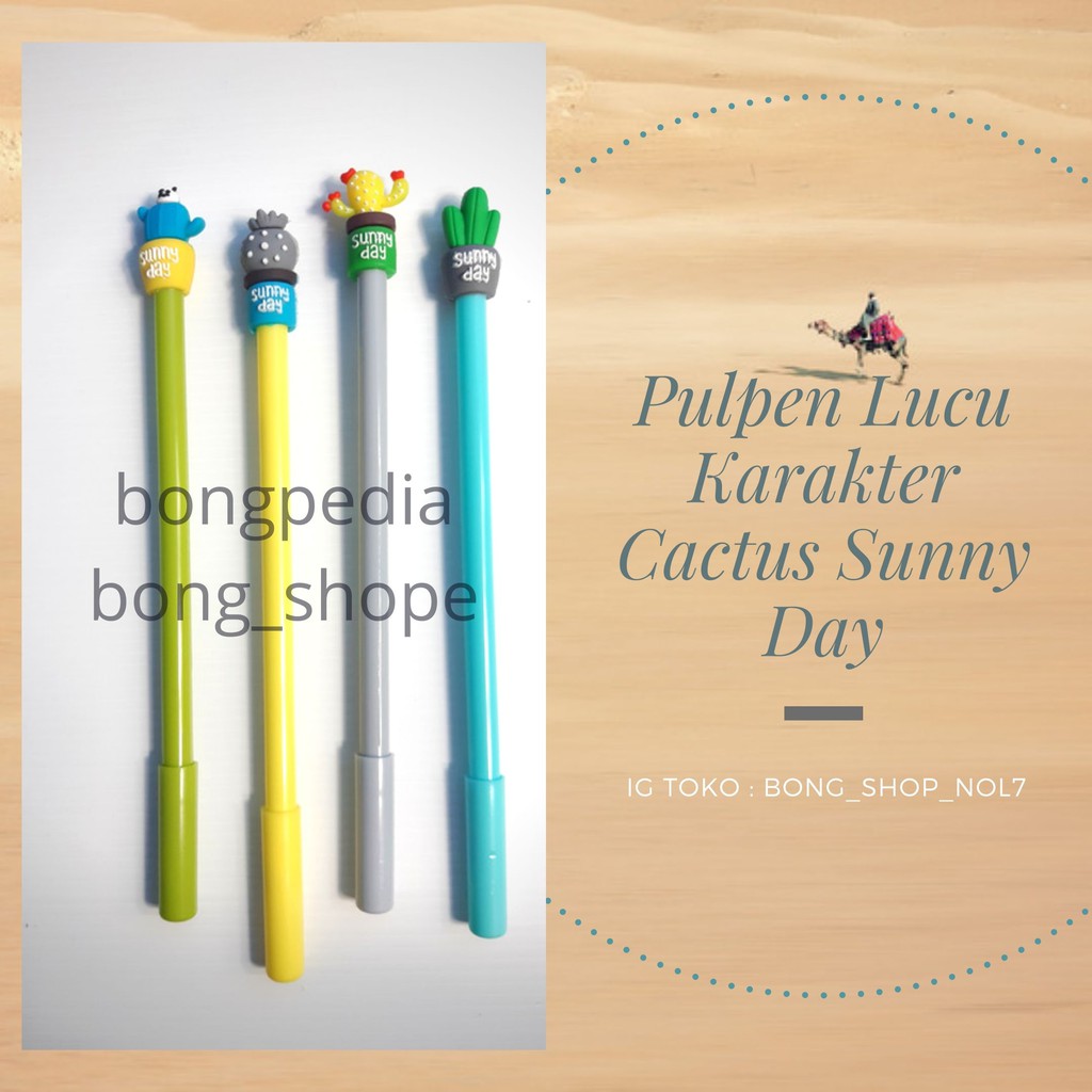 

Pulpen Lucu Bentuk Cactus SunnyDay|Pen Lucu Bentuk Cactus SunnyDay|Ballpoint Lucu Bentuk Cactus