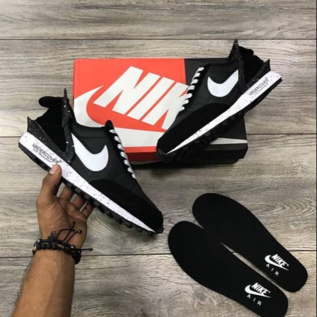 Undercover X Nike Waffle Racer Black White Premium Original