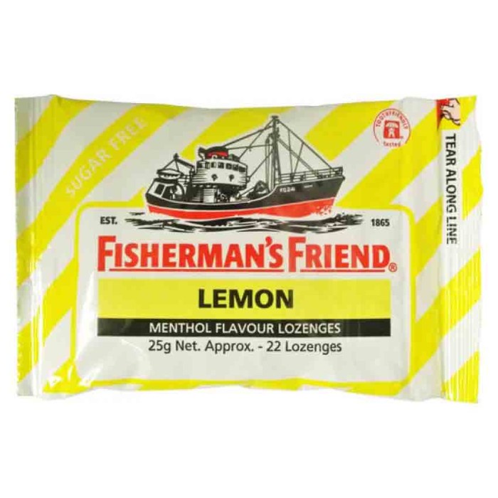 

Fishermans Sugar Free Lemon 25Gr