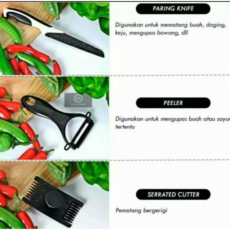 Set Pisau Batu Maifan Set 5pcs