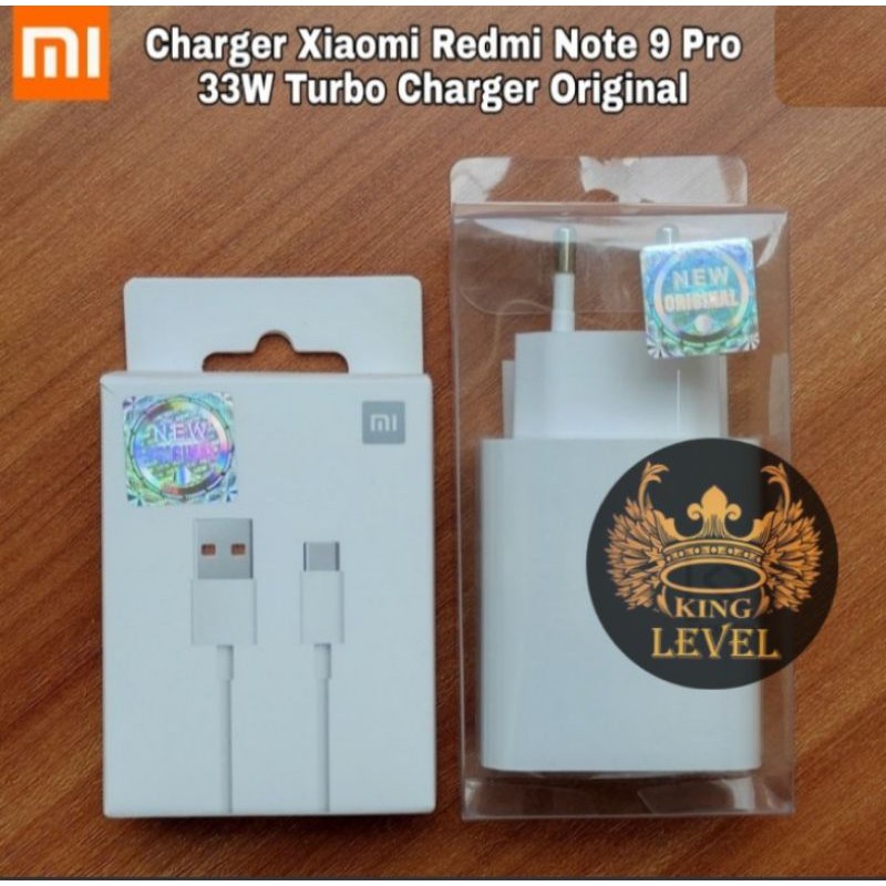 CHARGER XIAOMI REDMI NOTE 9 PRO TURBO CHARGER 33W ORIGINAL