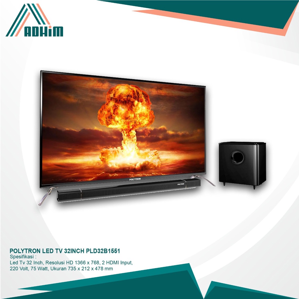 POLYTRON LED TV 32INCH PLD32B1551