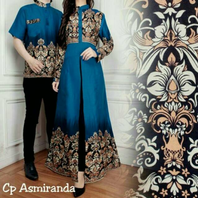 Gamis Couple / Gamis Pasangan / Batik Couple / Batik Pasangan Asmiranda