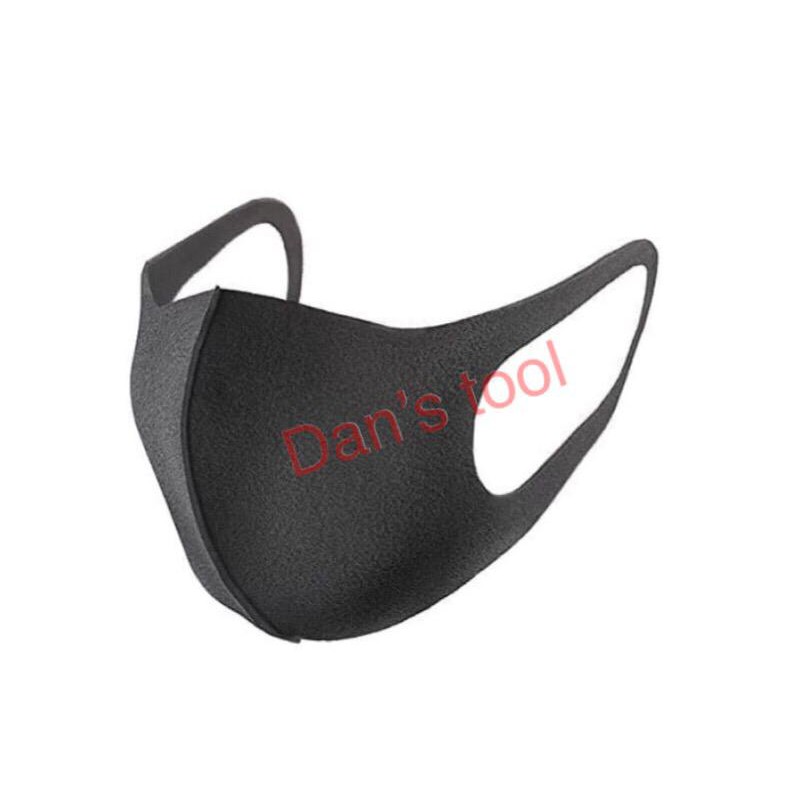 Masker debu scuba Hitam