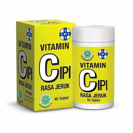 Vitamin C IPI Rasa Jeruk &amp; Vitamin B Complex isi 45 Tablet CIPI