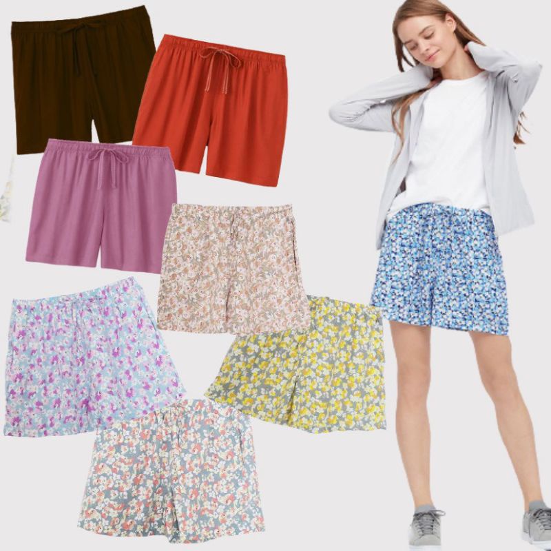 UNIQLO Celana Pendek Wanita Relaco Shorts Original Branded