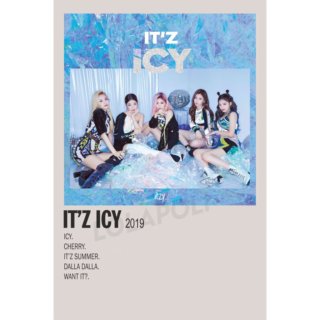 Poster Cover Album K-Pop It'z Icy - Itzy