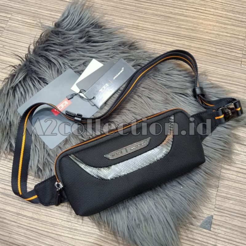 Waistbag TUMI McLaren Brox Slim Utility Pouch Belt Bag Tas Pinggang Mirror Quality