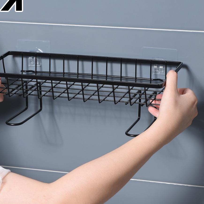 (KK) Rak Besi Kamar Mandi Minimalis / Rak Tempel Dinding Kamar Mandi / Rak Sabun Tempel / Rak Sabun 