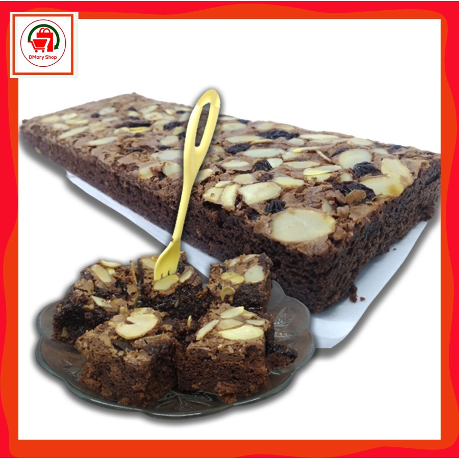 

Pandawa Brownies Panggang Almond Choco Kismis 500Gram