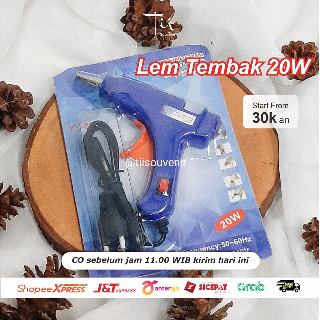 Lem Tembak 20w Biru On/Off