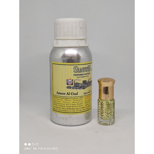 Ameer Al Oud 3ml Original Surrati Ameer Oud Tahan Lama