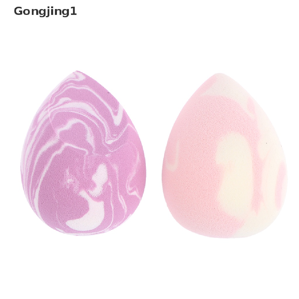 Gongjing1 1pc Spons Puff Bentuk Telur Untuk Makeup / Kosmetik Wanita