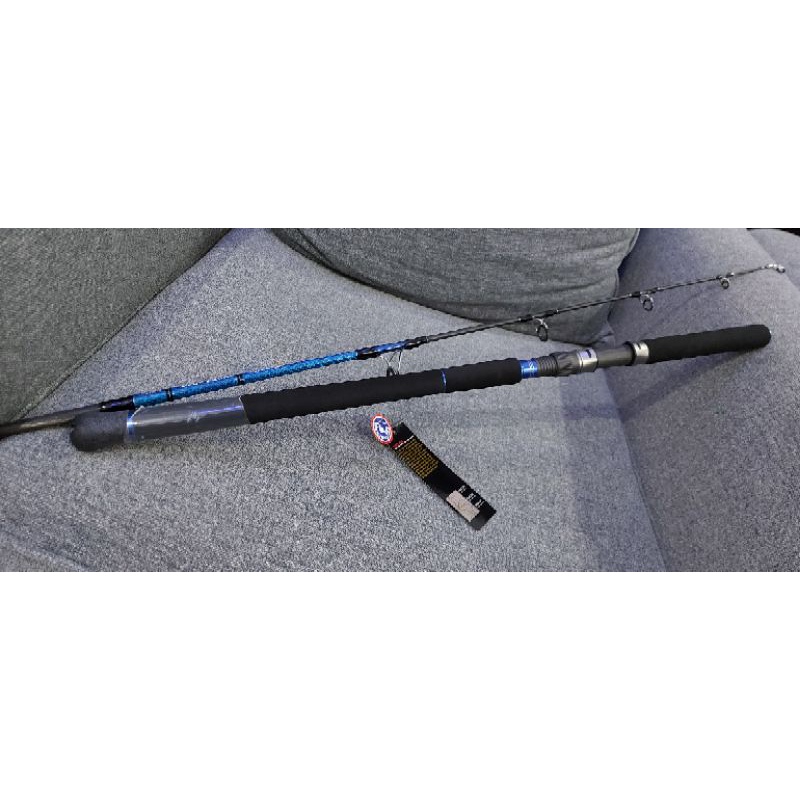 Joran Jigging Shino Blue Jack PE 3-5 150cm (Reel Seat + Ring FUJI)