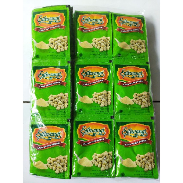 

Lada Putih Bubuk Siliwangi 5gr (1 pack isi 72 pcs)