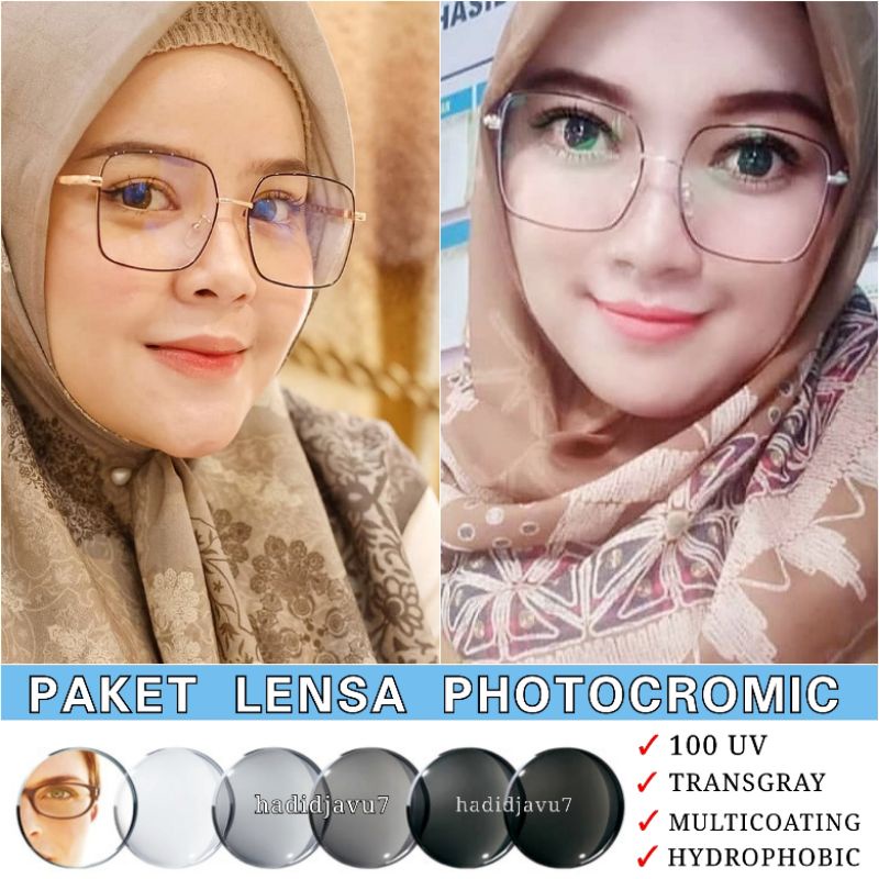 7335 Kacamata frame korea | frame paket + lensa Photocromic