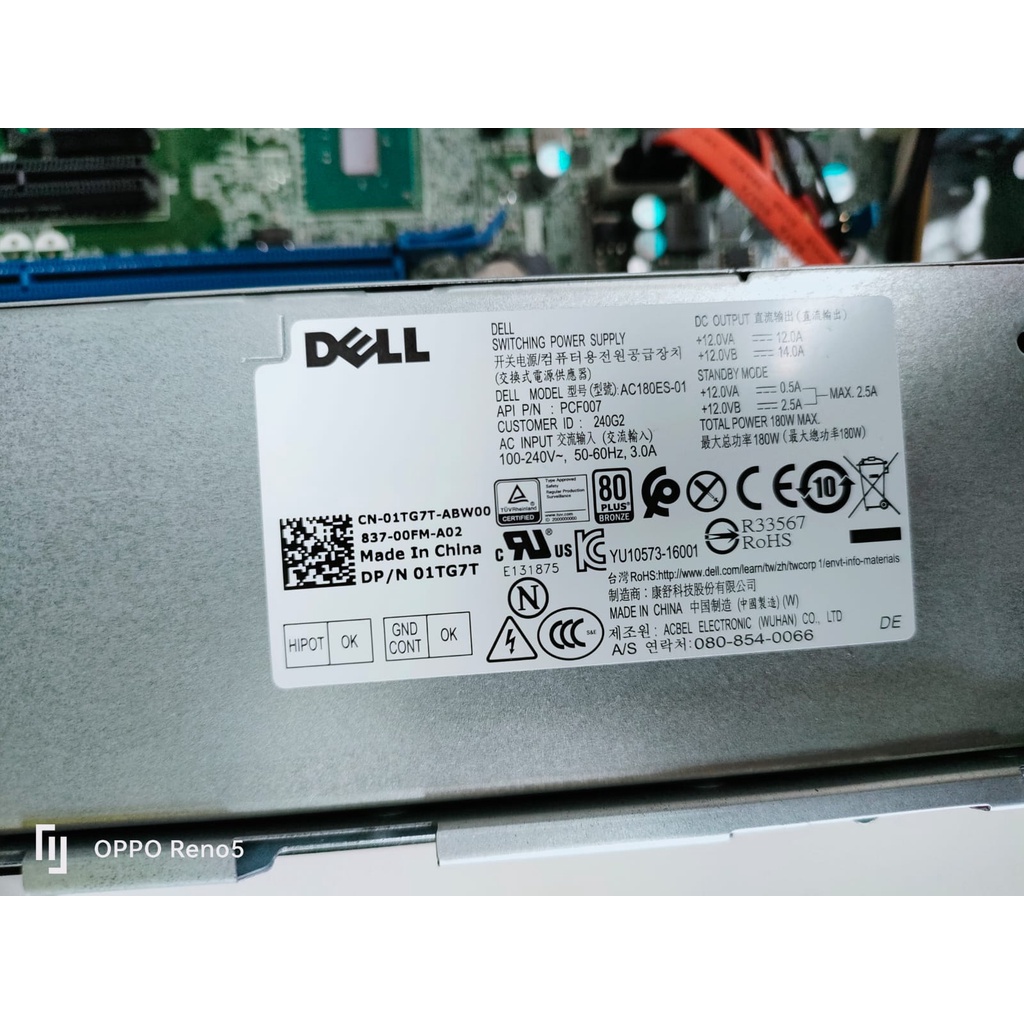 PC Dell 5050 SFF Core i7 Gen 6 Ram 8 GB ssd 128 Gb Like New Garansi