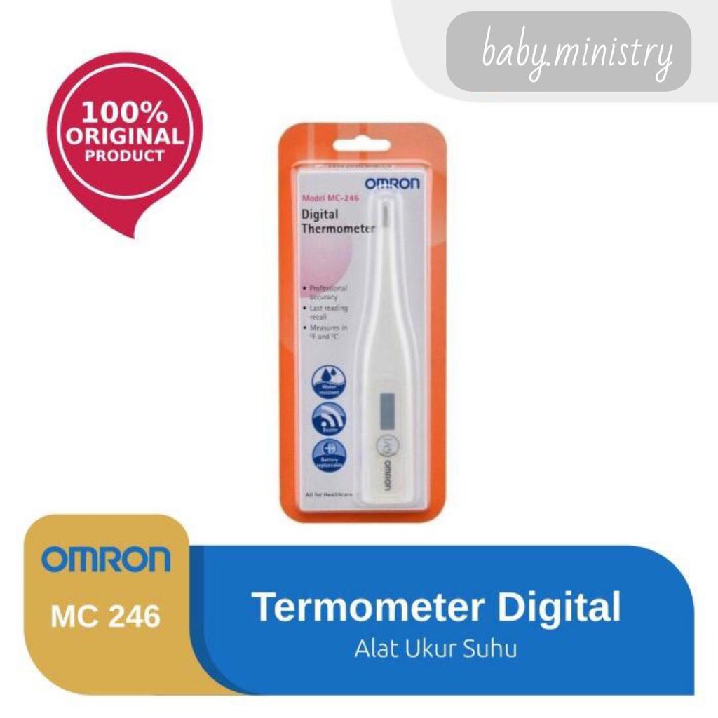 OMRON DIGITAL THERMOMETER / pengukur suhu badan / omron thermometer / termometer omron