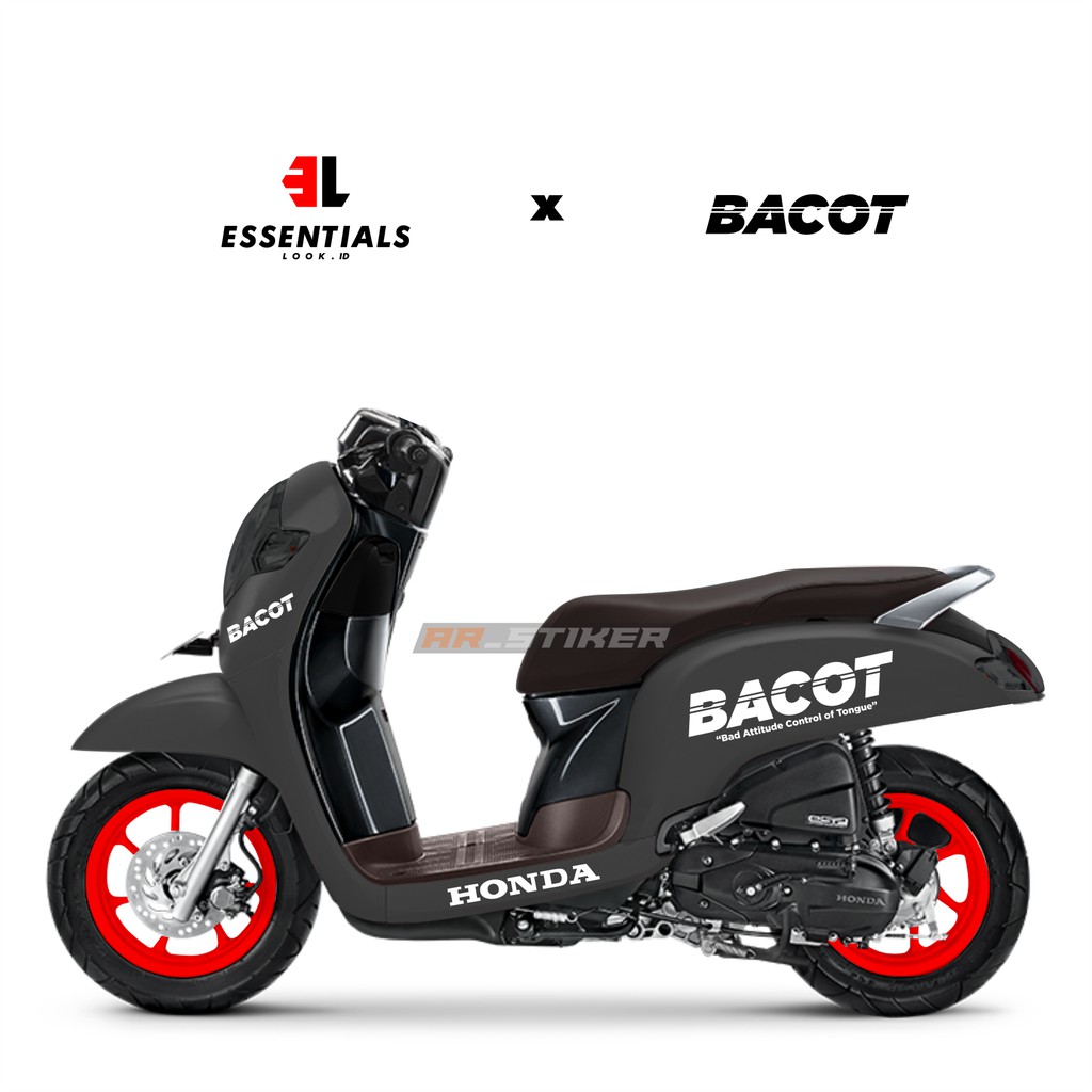 cutting sticker scoopy fi BACOT